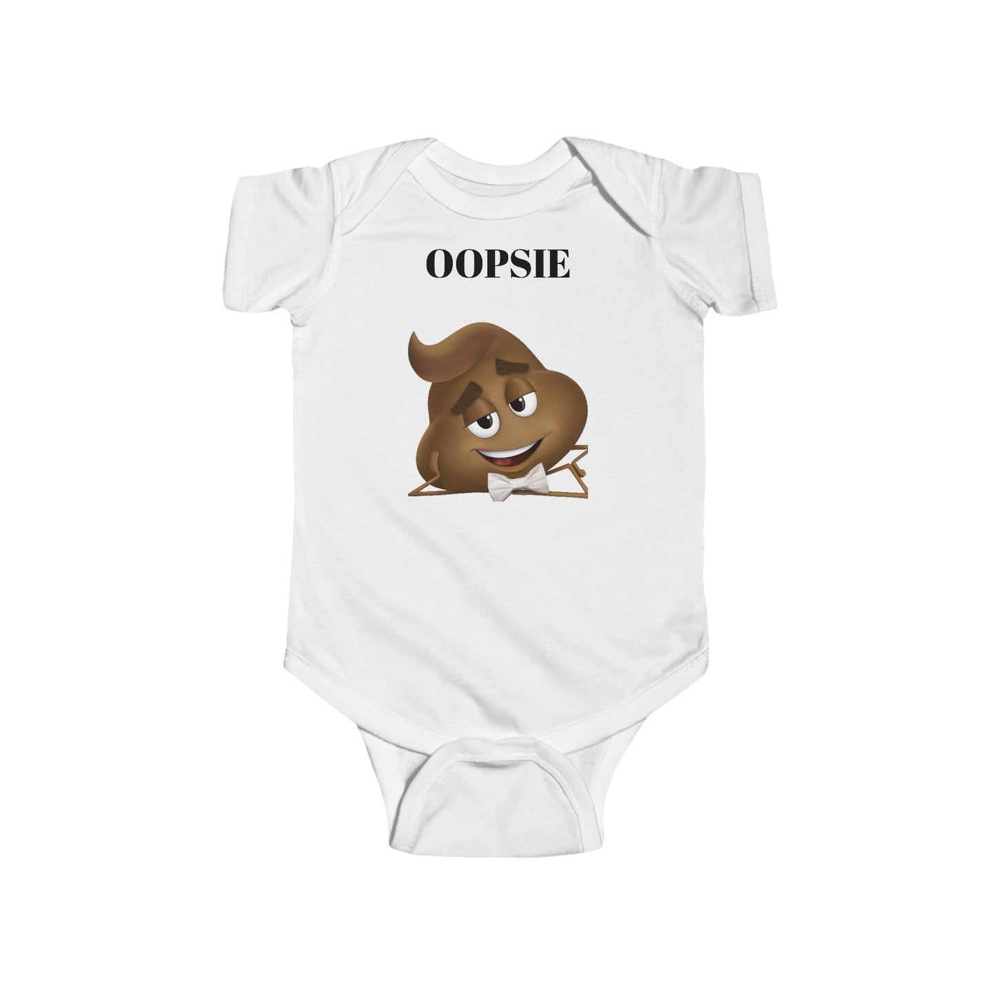 Infant Bodysuit with Funny Oopsie Design, Cute Baby Gift, Baby Shower Outfit, Newborn Apparel, Fun and Playful Clothing