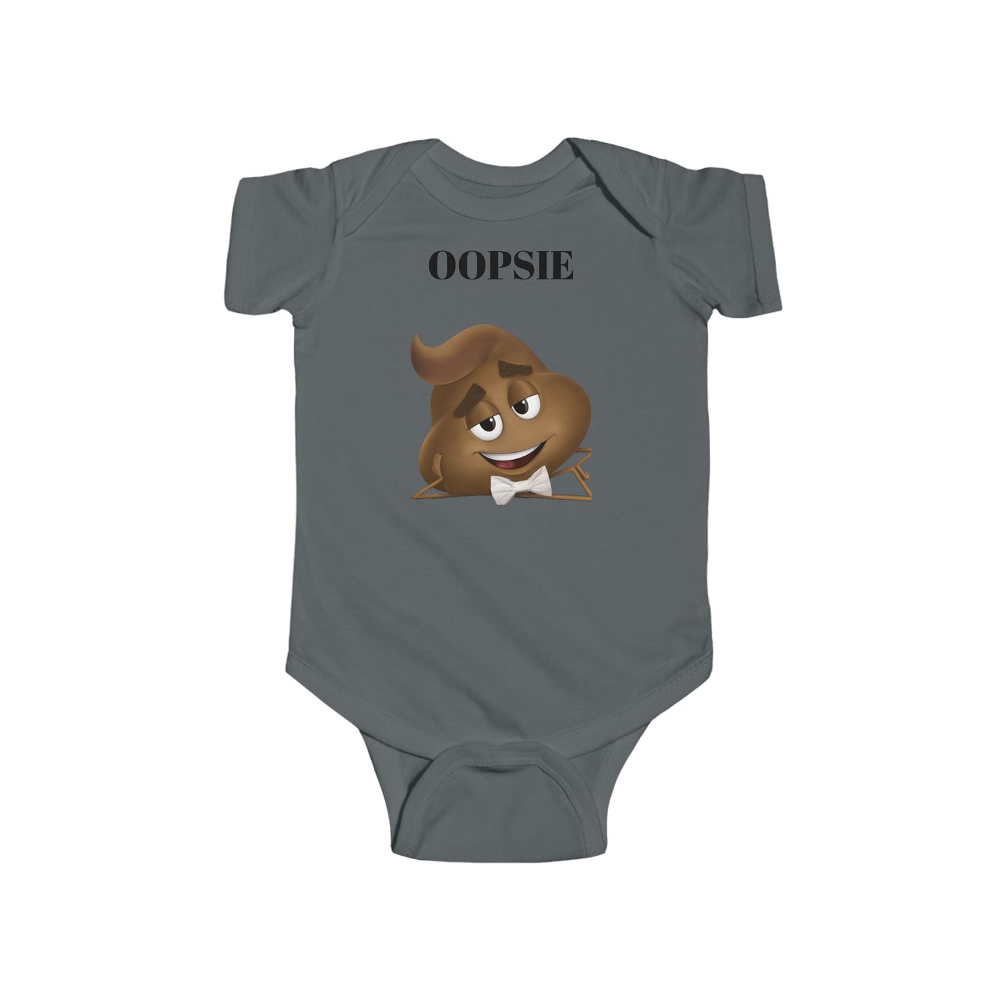 Infant Bodysuit with Funny Oopsie Design, Cute Baby Gift, Baby Shower Outfit, Newborn Apparel, Fun and Playful Clothing