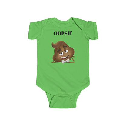 Infant Bodysuit with Funny Oopsie Design, Cute Baby Gift, Baby Shower Outfit, Newborn Apparel, Fun and Playful Clothing