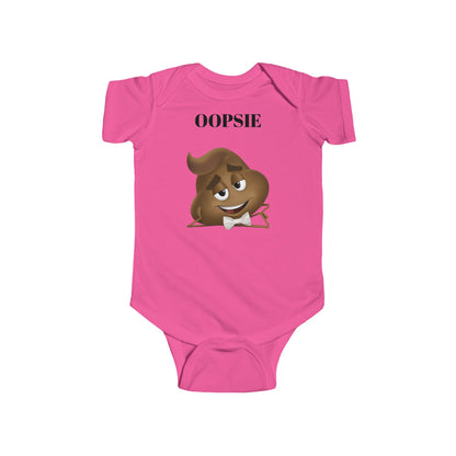 Infant Bodysuit with Funny Oopsie Design, Cute Baby Gift, Baby Shower Outfit, Newborn Apparel, Fun and Playful Clothing
