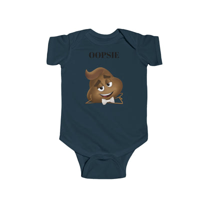 Infant Bodysuit with Funny Oopsie Design, Cute Baby Gift, Baby Shower Outfit, Newborn Apparel, Fun and Playful Clothing
