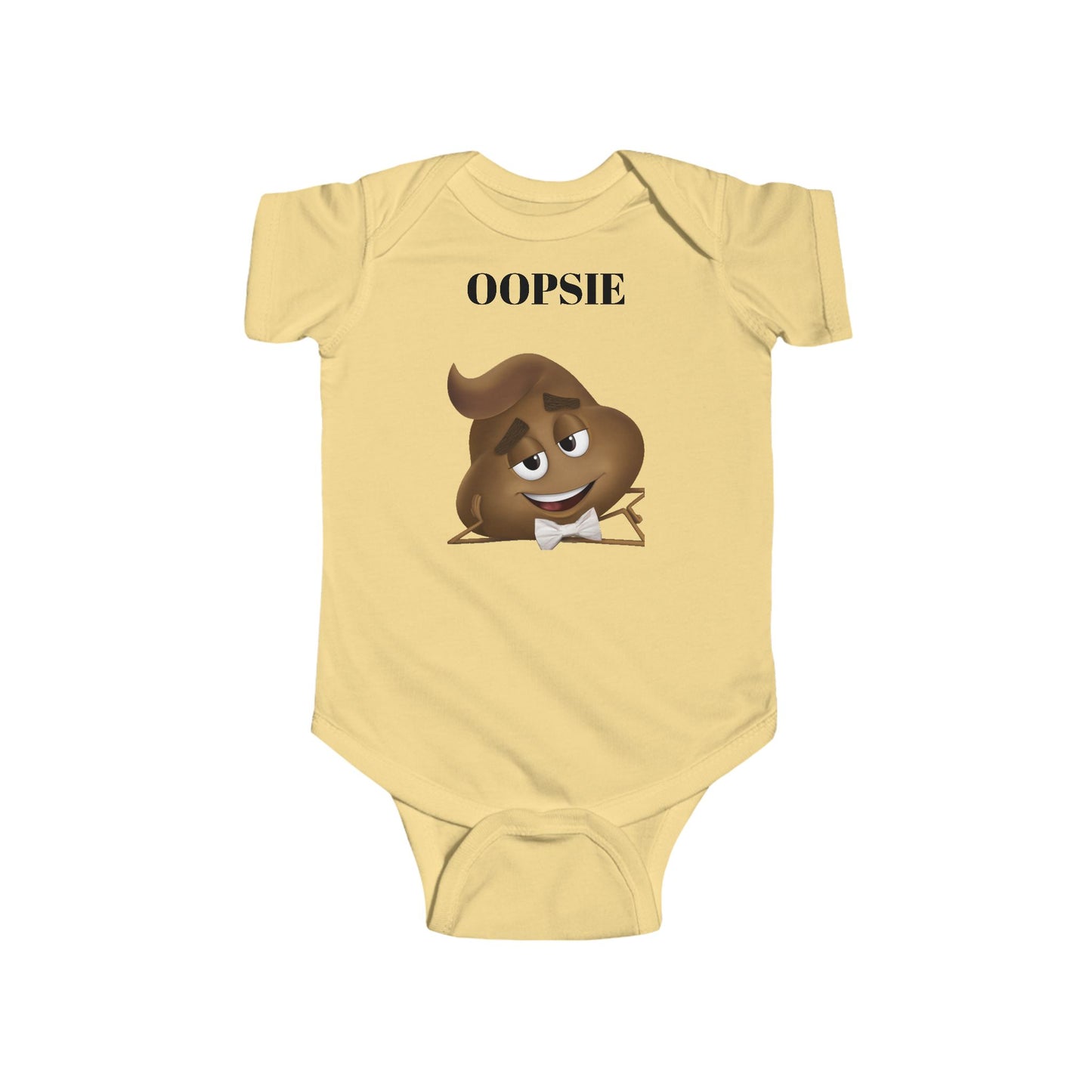 Infant Bodysuit with Funny Oopsie Design, Cute Baby Gift, Baby Shower Outfit, Newborn Apparel, Fun and Playful Clothing