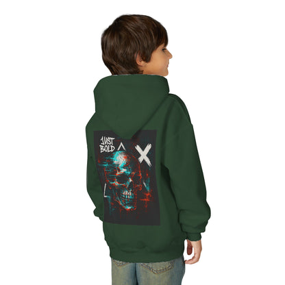 Youth Bold Graphic Hoodie, Trendy Sweatshirt for Teens, Stylish Pullover for Everyday Wear, Unique Gift for Birthdays, Cool Streetwear
