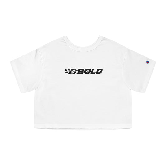 Bold Heritage Cropped T-Shirt, Casual Streetwear, Feminine Tee, Trendy Gift for Her, Summer Outfit Essential