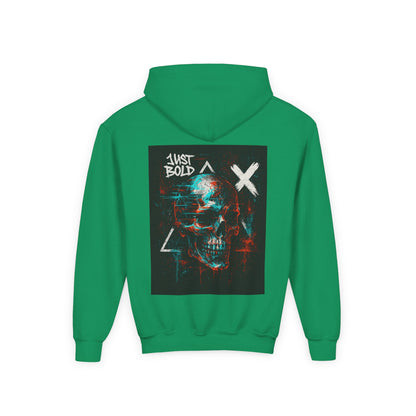 Youth Bold Graphic Hoodie, Trendy Sweatshirt for Teens, Stylish Pullover for Everyday Wear, Unique Gift for Birthdays, Cool Streetwear