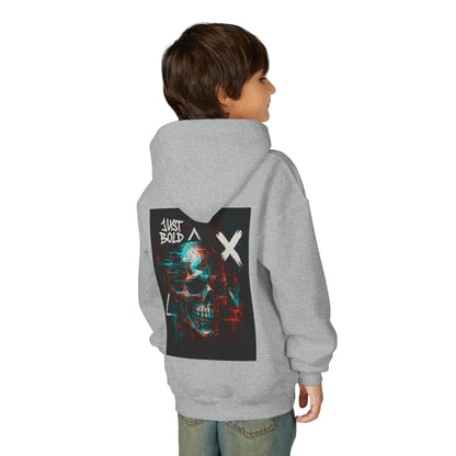 Youth Bold Graphic Hoodie, Trendy Sweatshirt for Teens, Stylish Pullover for Everyday Wear, Unique Gift for Birthdays, Cool Streetwear