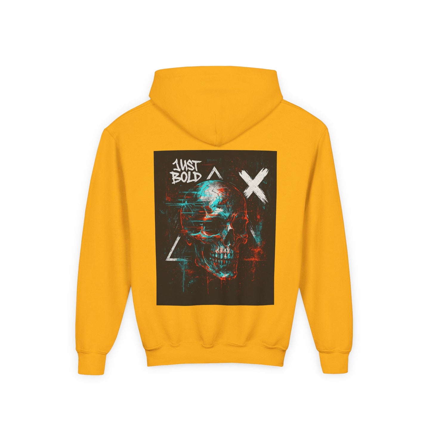 Youth Bold Graphic Hoodie, Trendy Sweatshirt for Teens, Stylish Pullover for Everyday Wear, Unique Gift for Birthdays, Cool Streetwear