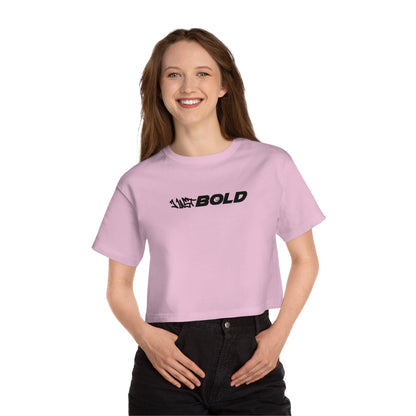 Bold Heritage Cropped T-Shirt, Casual Streetwear, Feminine Tee, Trendy Gift for Her, Summer Outfit Essential