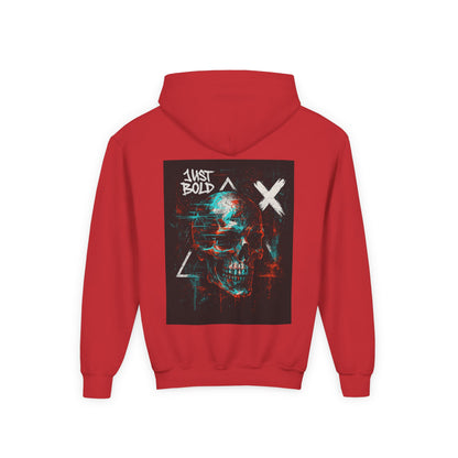 Youth Bold Graphic Hoodie, Trendy Sweatshirt for Teens, Stylish Pullover for Everyday Wear, Unique Gift for Birthdays, Cool Streetwear
