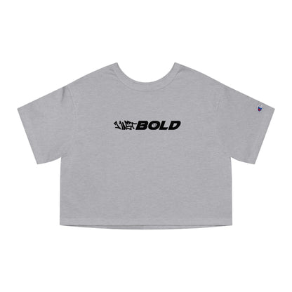 Bold Heritage Cropped T-Shirt, Casual Streetwear, Feminine Tee, Trendy Gift for Her, Summer Outfit Essential